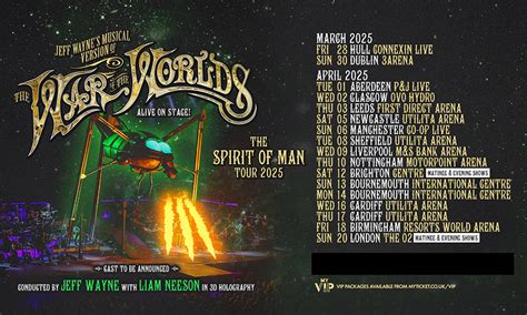 war of the worlds tour 2023 uk